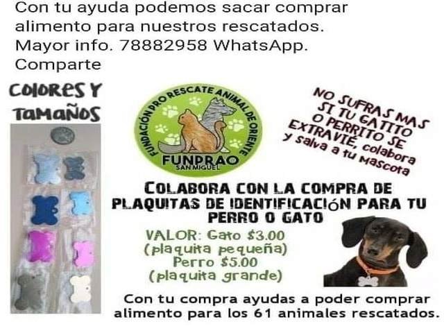 Con Tu Ayuda Podemos Comprar Alimentos Para Nuestros Rescatados